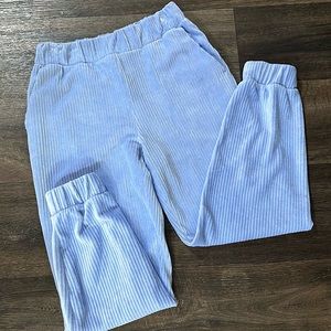 Baby blue sweat pants